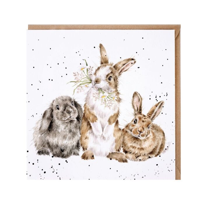Wrendale Designs All Ears Rabbit Card